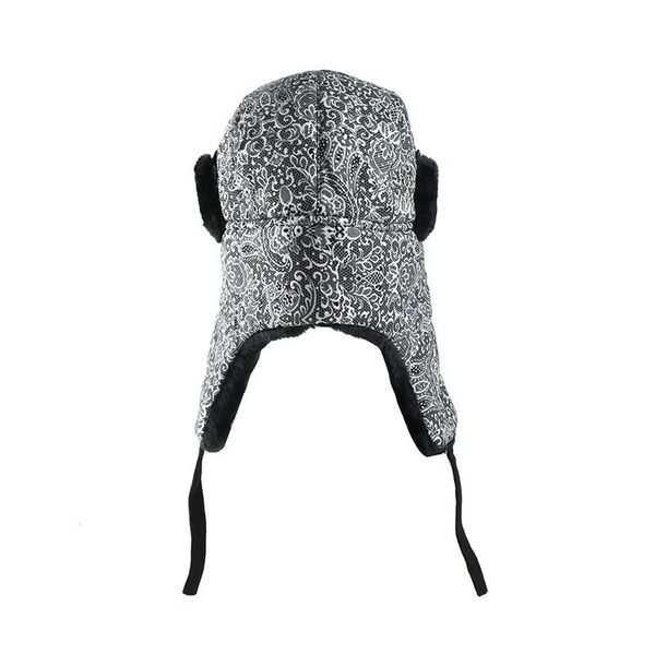 

flb] winter bomber hats men women fur thickened ear flaps winter hat earflap caps balaclava bomber hats for women fur capf18062 sqcxjk, Black;white