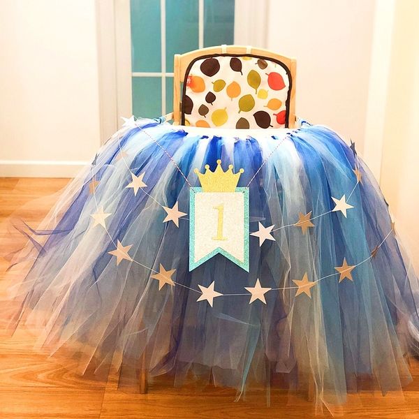 

hpyih детского обеденного стул декоративных марлей стол скатерть десерт один tableclothdessert скатерть летней марли группы детского стул ap