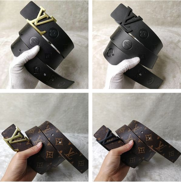 

2021 новый роскошный натуральный кожаный ремень для мужчин и женщин pin-код пряжки презирное пояс высококачественная коровье, Black;brown