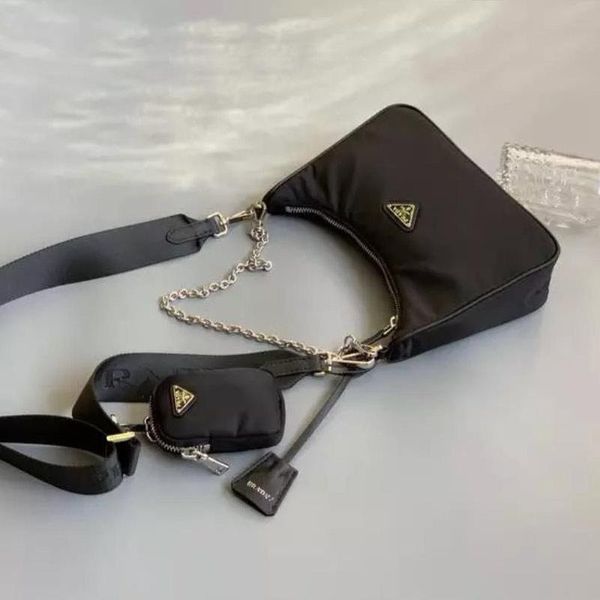 

2020 новый роскошный женщины моды нейлон crossbody подмышек сумка классический top фабрика качества известные desingner p hobos сумка