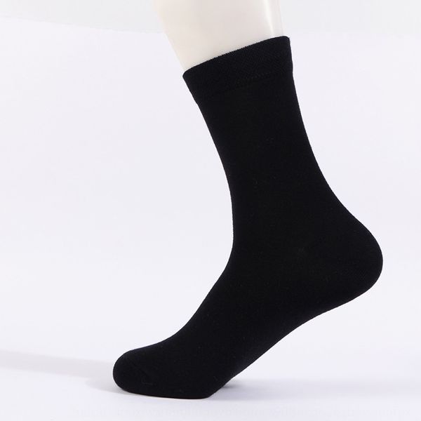 

spring and summer cotton tube boat casual solid color sports boat women's socks men's socks stockings sx8wx, Black