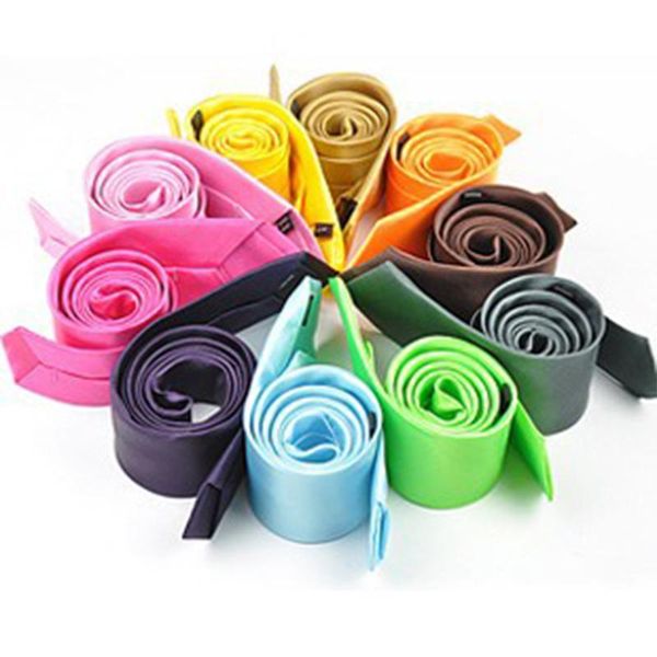 

5cmx145cm men women satin silk tie ties skinny solid color plain polyester necktie neck ties 30 colors fashion 2021, Blue;purple