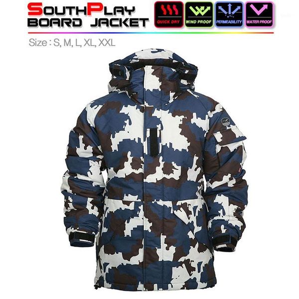 

edition "southplay" winter season waterproof 10,000mm dark blue ski- snowboard jacket1