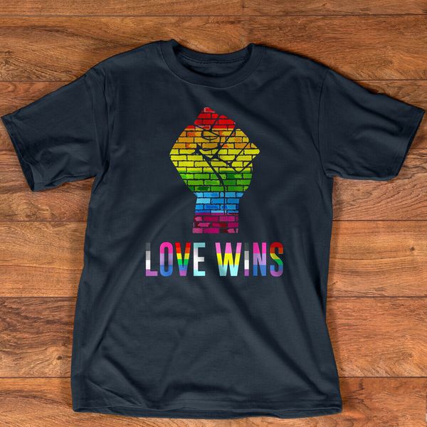 

love wins raised fist lgbt gay pride awareness month new fashion brand cartoon hip hop homme sport hooded sweatshirt hoodie men t shirt