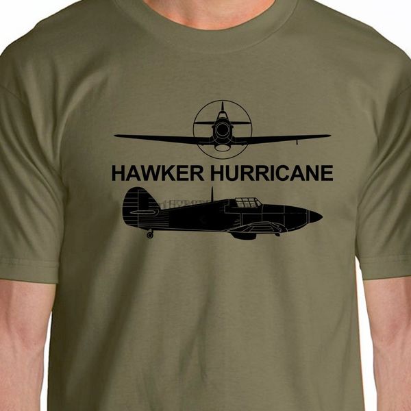 

aeroclassic silhouette ww2 hawker hurricane aircraft t shirt summer style tee shirt sport hooded sweatshirt hoodie