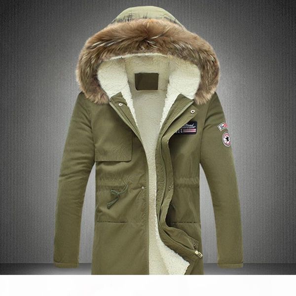 

new men winter jacket fashion fleece lined outerwear coat fuax fur hooded jacket drop shipping s-5xl s18101802, Black;brown