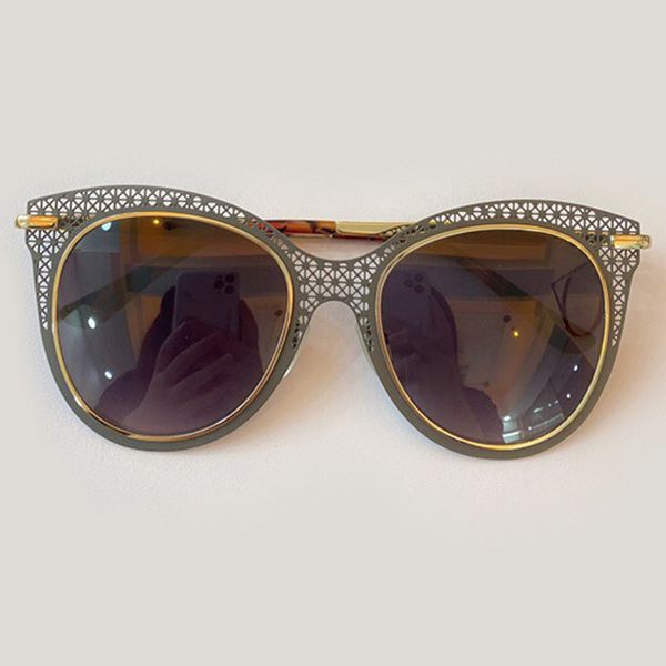 

fashion hollow metal sunglasses classic uv400 frame eye female cat brand women sunglasses out akufj, White;black