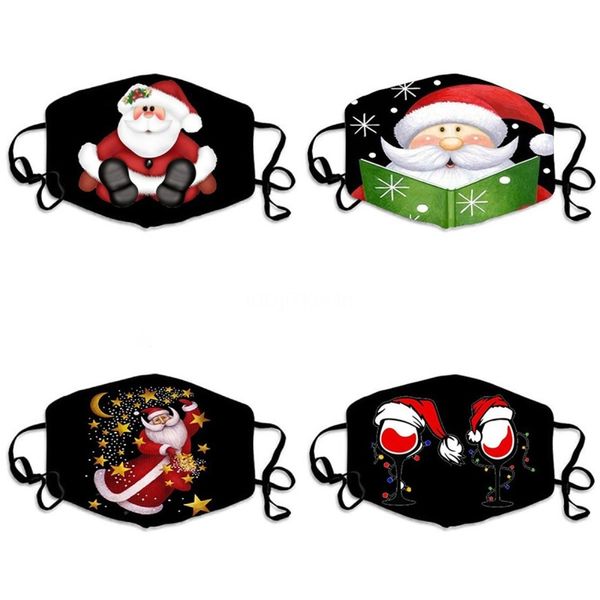 

face masks washable breathable designer mask trendy printwindproof anti-dust cycling masks#725, Black