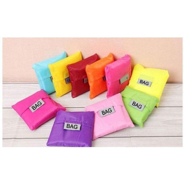 

eco friendly storage handbag foldable usable shopping bags polyester reusable portable grocery nylon large bag pure jllwvv mx_home