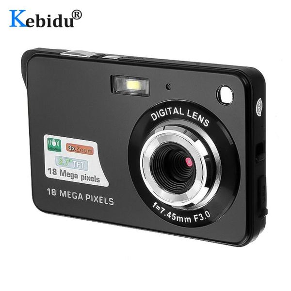 

children portable mini camera 2.7" 720p 18mp 8x zoom tft lcd hd digital camera video camcorder dv anti-shake p for kids gift
