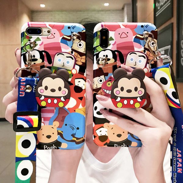 

sun li's same animal is suitable for nova5pro huawei p40 mobile phone case glory 20 diagonal strap doll bracket