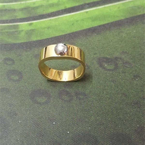 

new stainless steel fashion ring for man women rings men woman jewelry lovers gifts letter ring, Silver