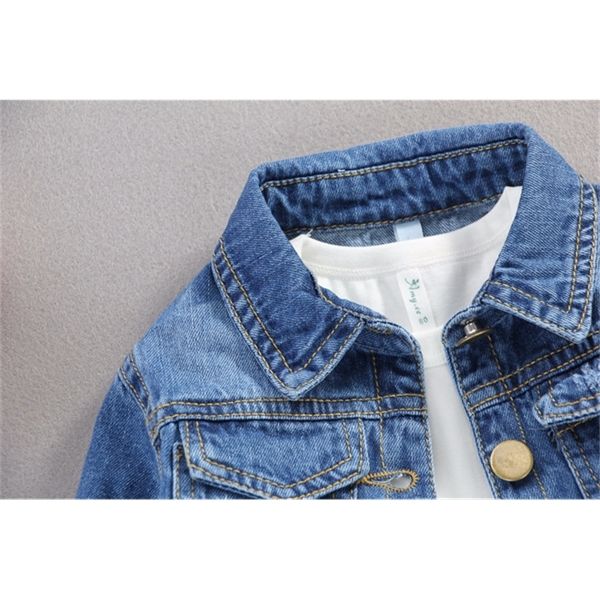 Çocuk Bebek Kızlar Uzun Kollu Denim Ceket +Dantel Tutu Elbise Yürümeye Başlayan Bahar Sonbahar Setleri 2 PCS Çocuklar Günlük Kostümlerx1019