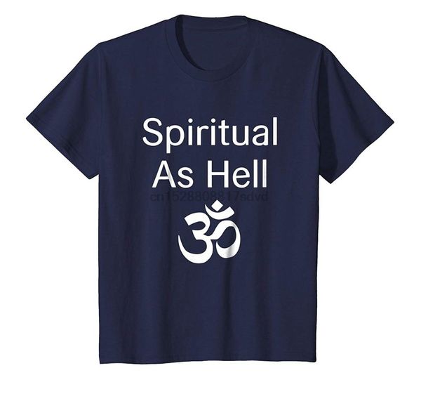 

spiritual as hell om yoga meditation funny yoga lover shirt 2020 fashion brand mens street wear t-shirt sport hooded sweatshirt hoodie
