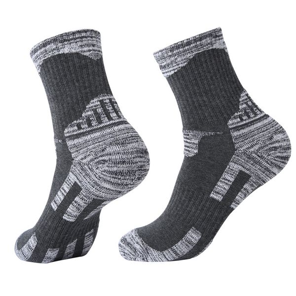 

new arrival men's socks outdoor hiking socks middle high girls basketball socks suction sweat towel bottom low cut sports wear for unis, Black