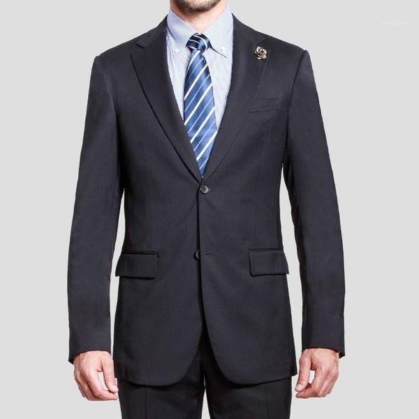 

mens fashion charcoal wedding suits notch lapel two button tuxedos ( jacket+pants+tie)1, White;black