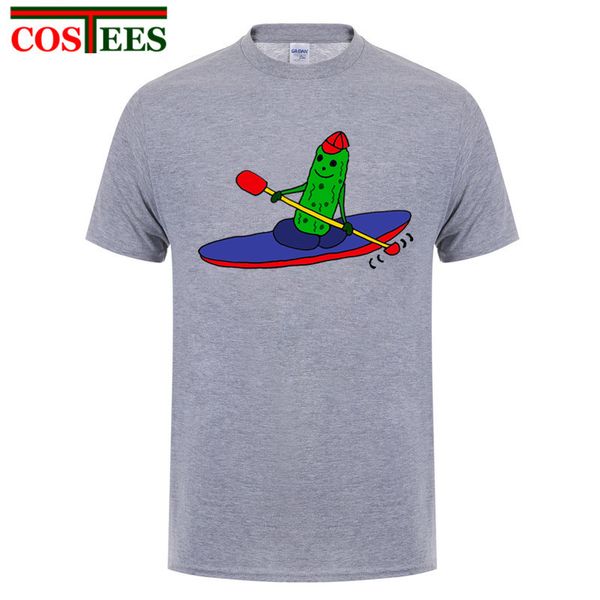 

comic mens youth cool funny kayaking pickle cartoon short sleeve round collar kayaking pickle geek hooded sweatshirt hoodie men t shirt