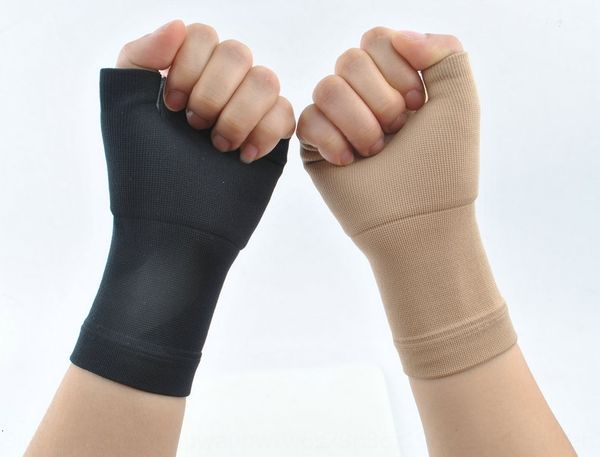 

hmthf elastic band thumb gloves exercise joint pain protection protection warm cold warm health care palm guard wrist m2jjm, Black