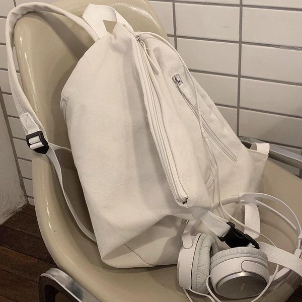 

2020 new korean chic western style shoulder backpack simple personality diagonal bag travel backpack