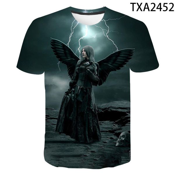 

gothic boy girl printed cool 3d print shirts horror comics humor men clothing