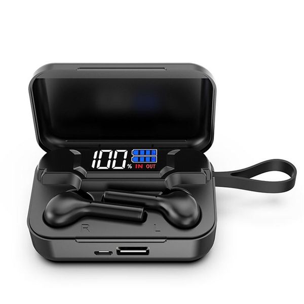 

new tws bluetooth eaphones 9d stereo wireless headphones 2600mah battery ipx7 waterproof earbuds sport 9d stereo touch control