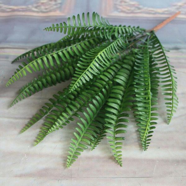 

for office/wedding artificial flower lifelike fern foliage bush plants1