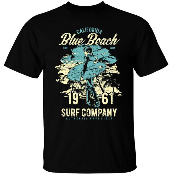 

california t-shirt mens blue beach surf ocean surfing surfer gift style round tee shirt sport hooded sweatshirt hoodie