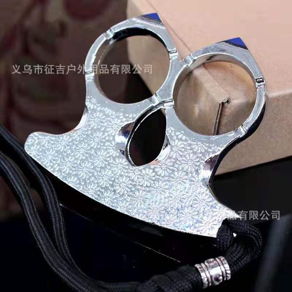 

self defense finger tiger survival key chain with broken window iron fist two finger clasp alloy hand brace for legal weapon combat 009