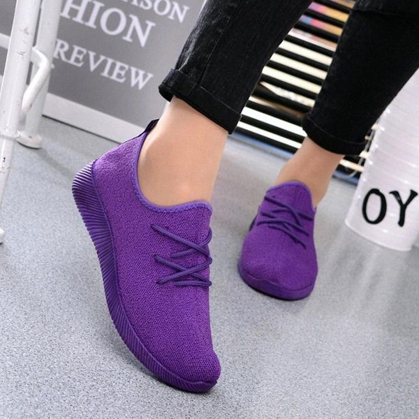 

2019 shoes women sneakers casual shoes black net slip on flats female chaussures femme zapatos de mujer #td94