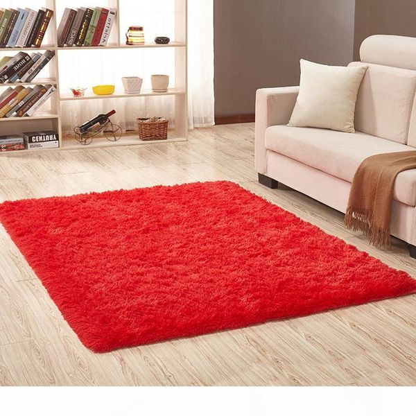 

living room red carpet european fluffy mat kids room rug bedroom mat antiskid soft faux fur area rug rectangle mats gray white