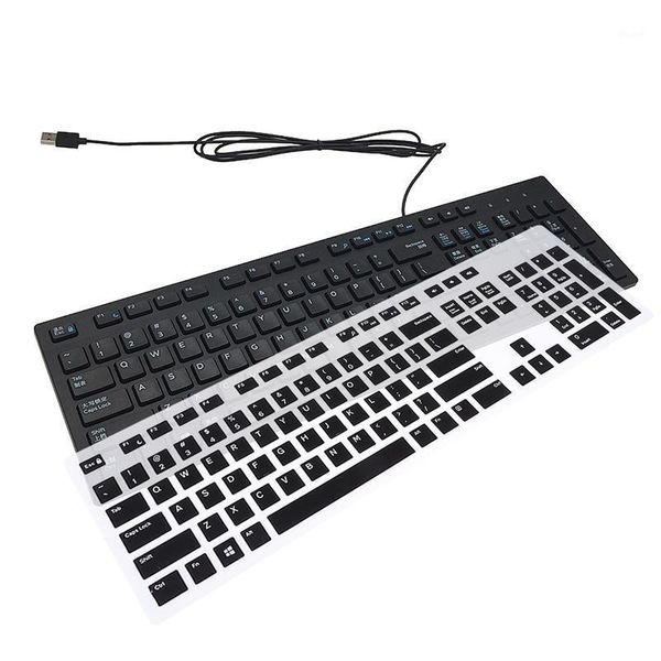 

keyboard covers for aio kb216 kb216p kb216t km636 all-in-one pc deskwaterproof dustproof protector skin cover1