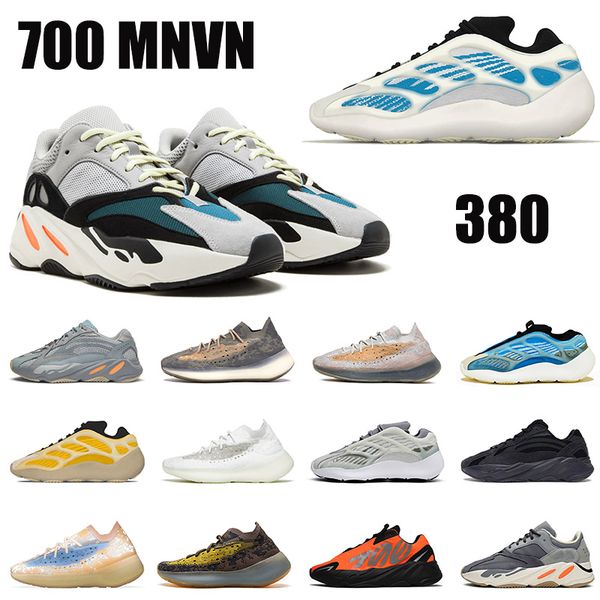 

selling kanye west 700 v3 v2 380 platform men women shoes onyx carbon blue oat reflective mauve inertia azael sneakers trainers sports
