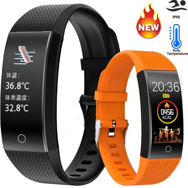

qw18t intelligent waterproof wristband, ip68, with heart rate and body temperature controljk