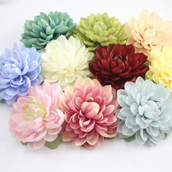 

new emulation spends big beautiful chrysanthemum lotus cloth art handiwork material diy dress fittings sitting room decoration1