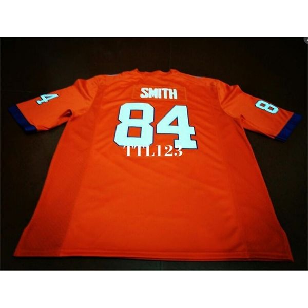 

3421 clemson tigers #84 cannon smith orange white college jersey or custom any name or number jersey, Black
