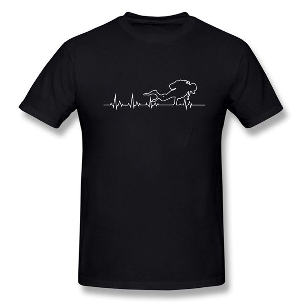 

sport heartbeat of diver diving t shirt tshirts men cotton short sleeve funny evolution scuba dive t-shirts