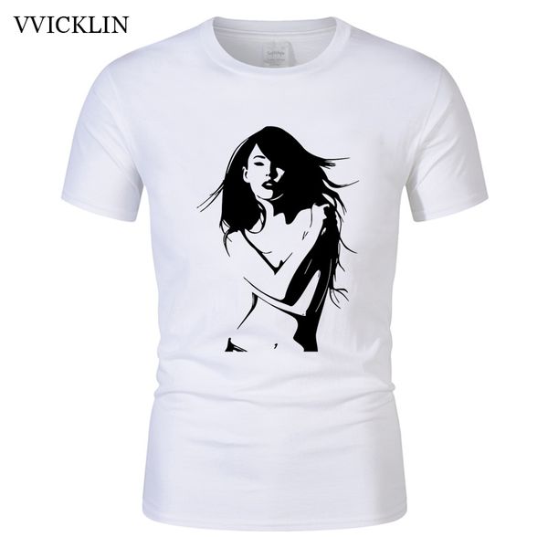 

lovely woman pattern printed t shirt men wome hip hop short sleeve t shirts fashion cotton casual t shirts sport hooded sweatshirt hoodie