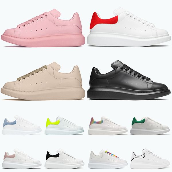 

new 2021 white black casual shoes for womens mens 3m reflective suede leather platform luxurys designers shoes size 36-44