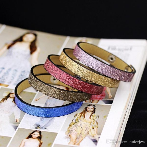 

charm bracelet fashion leather bracelet beautifully, Golden;silver