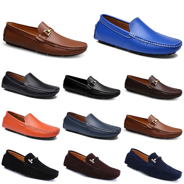 pellami doudous uomo scarpe da guida casual suola morbida traspirante Luci si abbronza nero navy bianco blu argento giallo grigio calzature tutto-fiammifero outdoor transfrontaliero