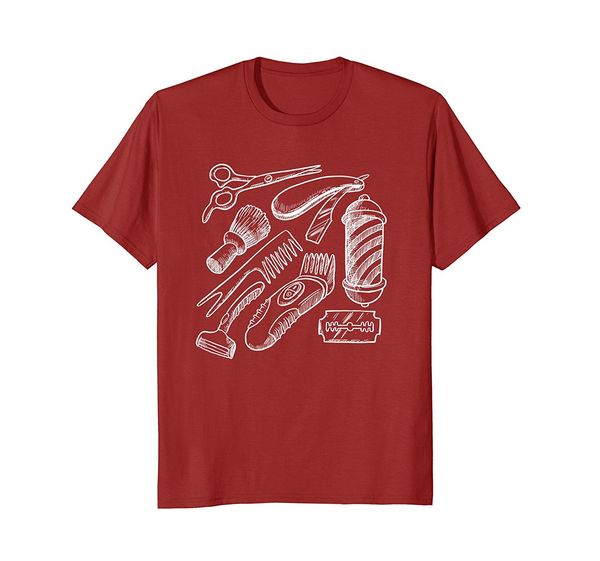 

новое лето охладить tee рубашки парикмахера t-shirt волос стилист fun карандаш искусство ретро tee 3d футболки спорта с капюшоном hoodie