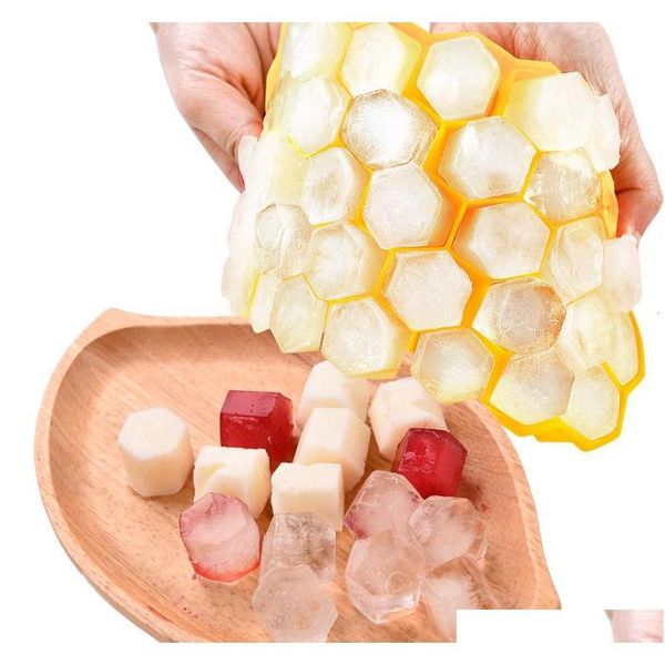 

multi-style sile ice cube tray e mould ice cube tray 37 cavity ice-making box honeycomb mold for ba jllqws lottery2010