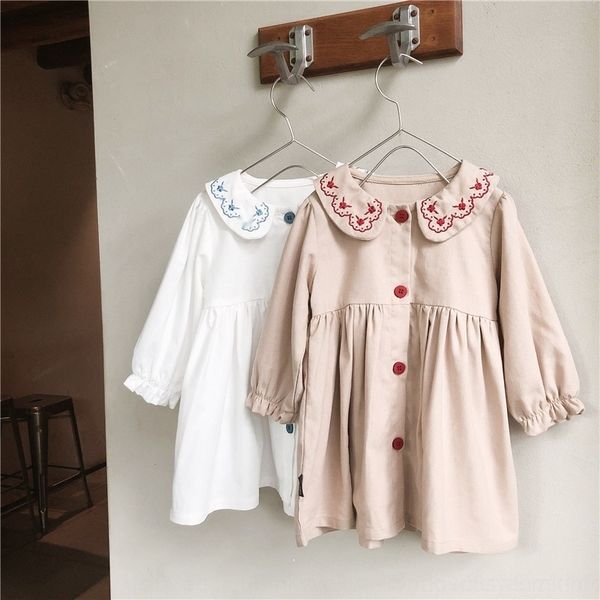 

ug3rx activity 2020 autumn princess children'schildren's wear embroidered small long sleeve korean princess dress style dres mediu, Black;gray