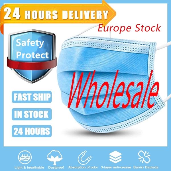 

in masks stock with disposable unisexface elastic ear loop 3 ply breathable and comfortable for blocking dust air