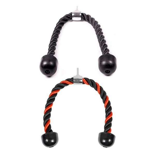 

resistance bands heavy duty tricep rope attachment nylon cable single