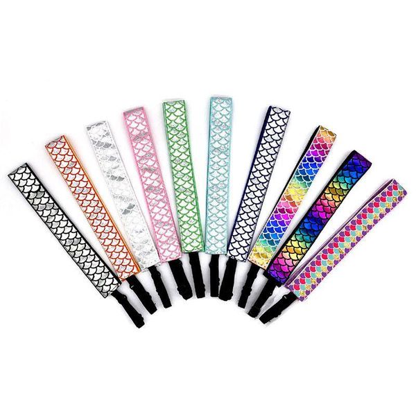 

fashion mermaid headband female elastic hair scrunchies sports running yoga hair accessories ornaments hair bands q bbyktu