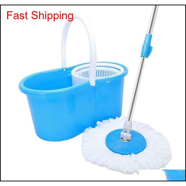 

360rotating head easy magic floor mop bucket 2x head mic qylppq my_home2010