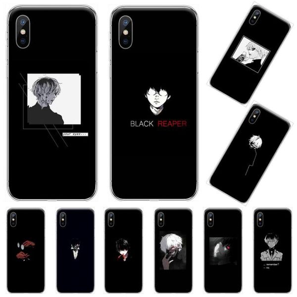 

tokyo ghoul - mobile case, black japane anime case, vip 125 5s 5c se 6 6s 7 8 plus x xs xr 11 pro max