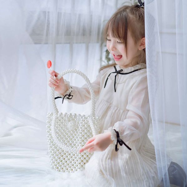 

and winter chiffon girls' 2020 new autumn drs pearl flash children's long sve bow yarn skirt qcrh, Red;yellow