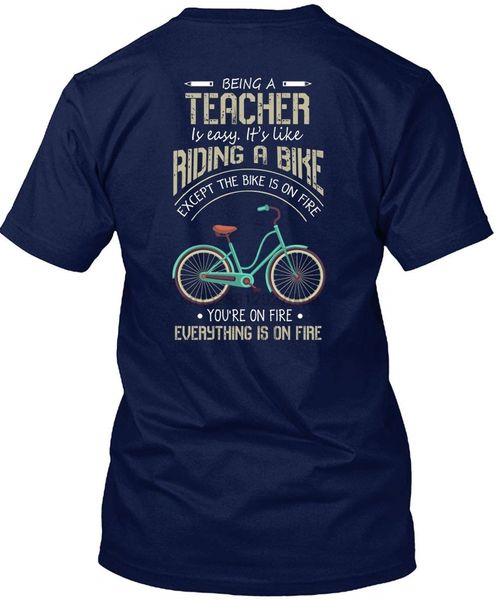 

being a teacher is easy t shirt you're on fire everything is on fire t shirt sport hooded sweatshirt hoodie